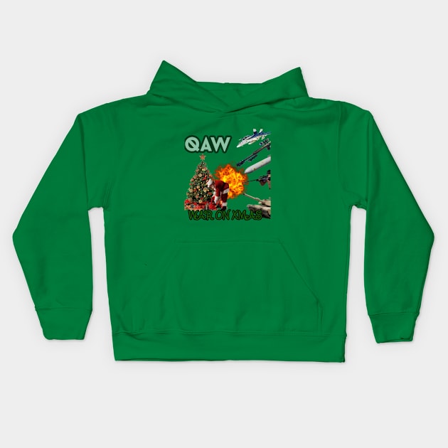 QAW: The War on Christmas Kids Hoodie by 2MBStudios